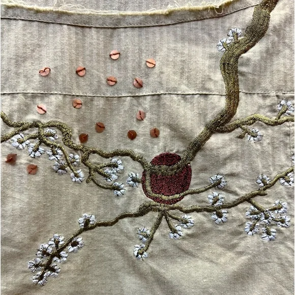 Sandy Starkman Vintage Embroidered Jacket Art Embellished Small - Picture 14 of 15